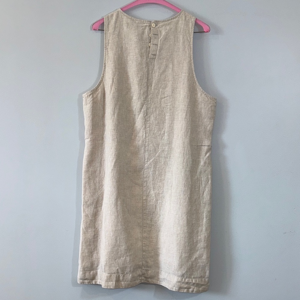 JCrew Sleeveless Linen Dress - Picture 4 of 6